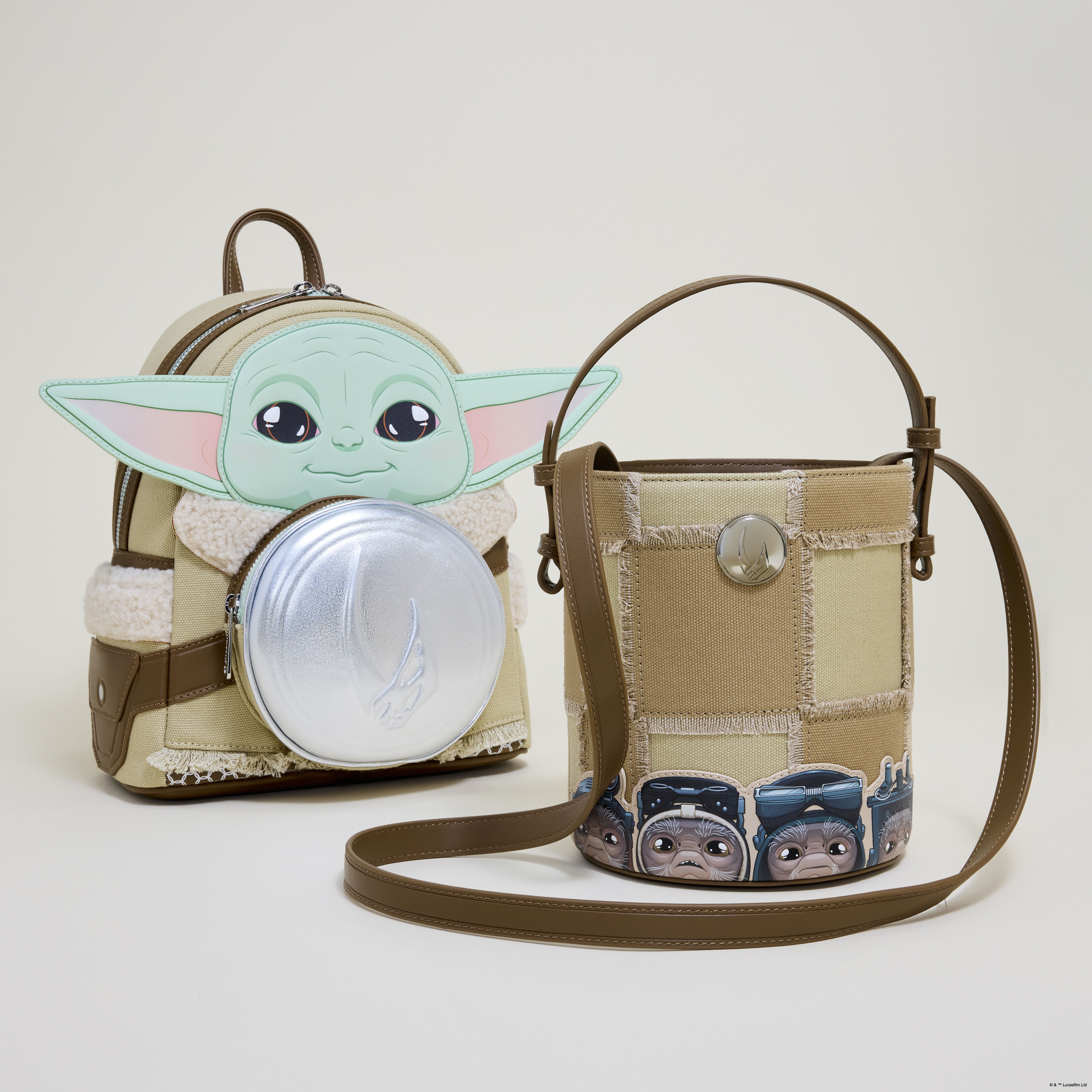 The Mandalorian Grogu Cosplay Mini Backpack | Loungefly